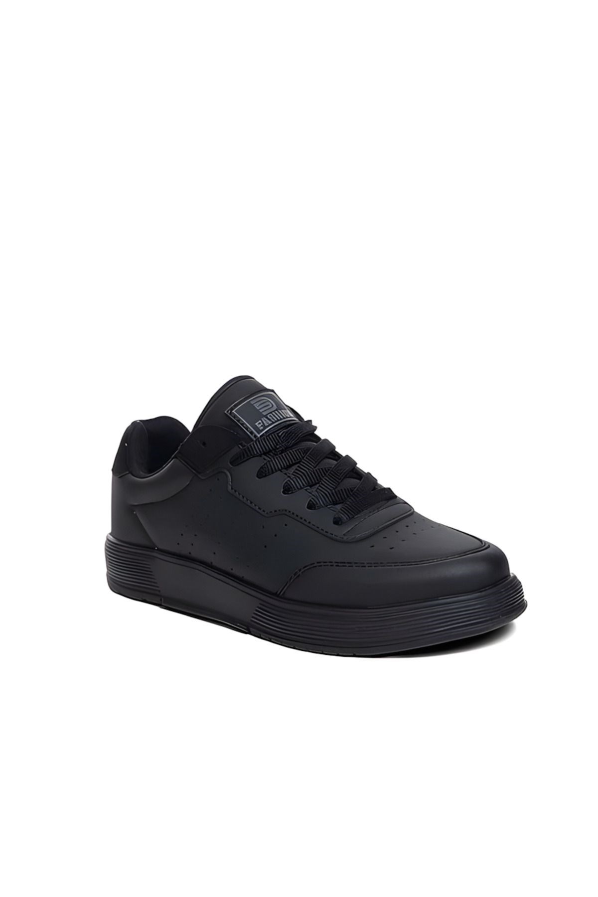 Siyah Unisex Hafif Rahat Taban Günlük Yürüyüş Sneaker Spor Ayakkabı