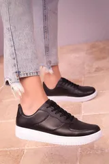 Lifestyle Siyah Unisex Spor Ayakkabı Günlük Sneaker 3