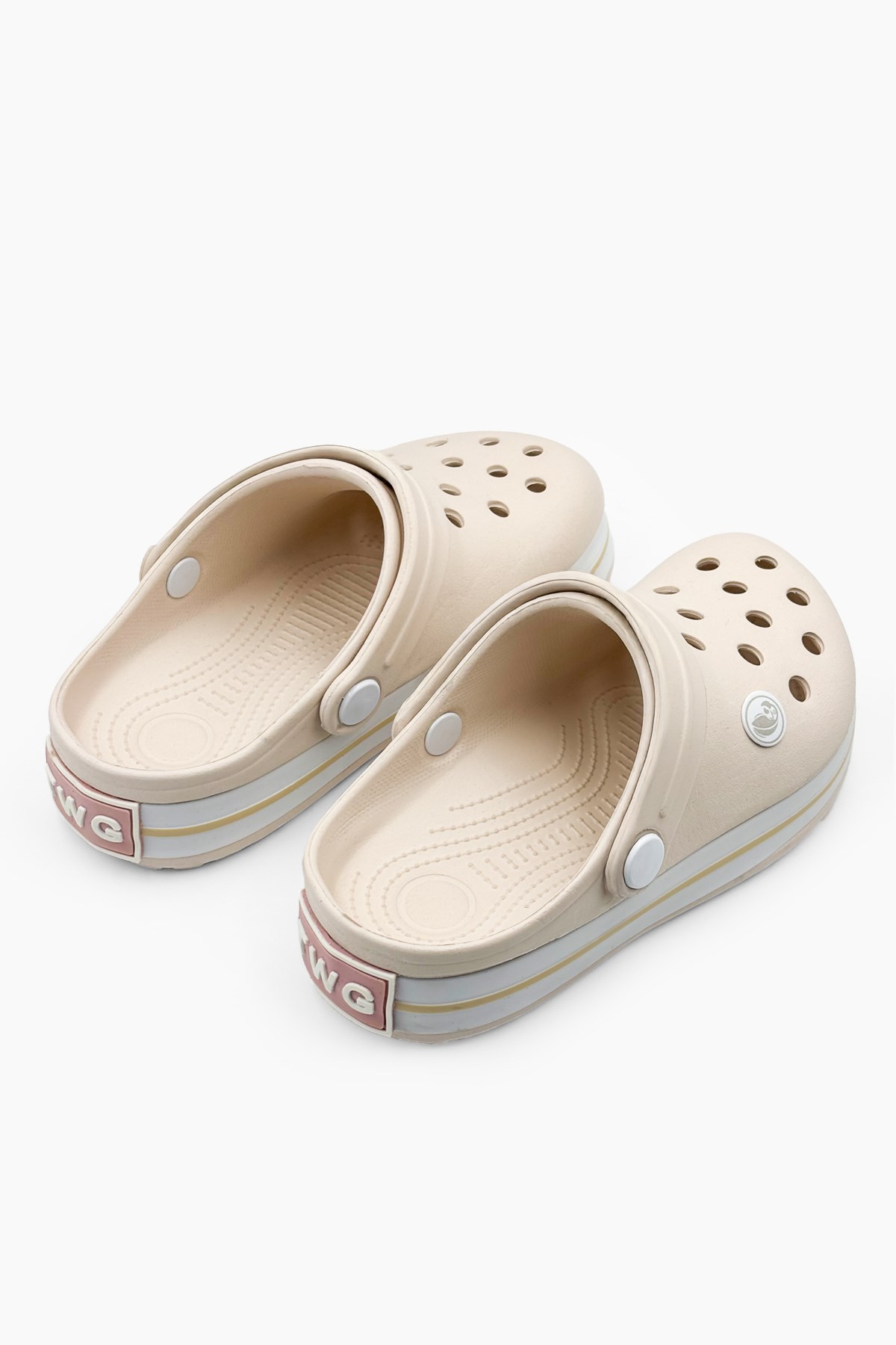Ekru Anatomik Comfort Günlük Sahil Havuz Plaj Çocuk Terlik & Sandalet 4