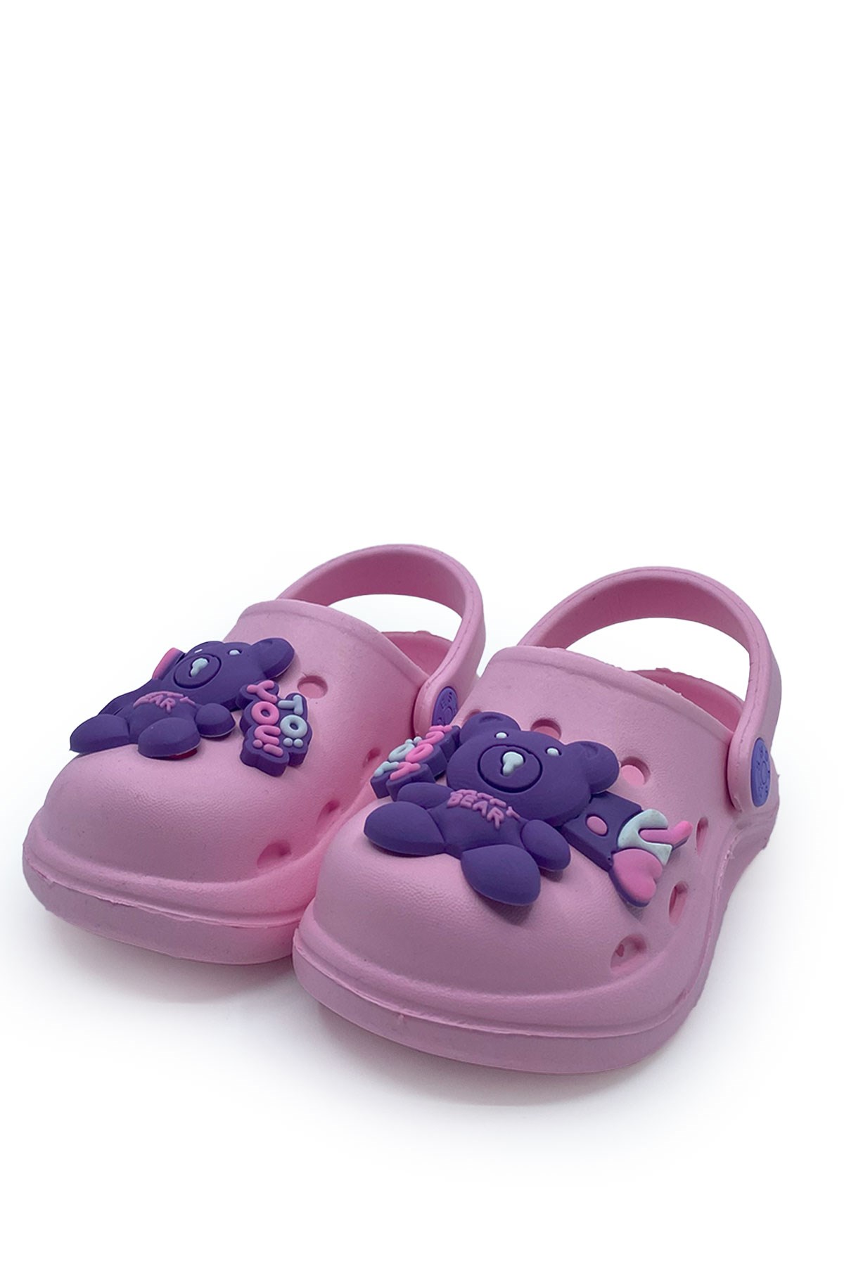 Pembe Ayıcıklı Kız Çocuk Terlik&Sandalet 6
