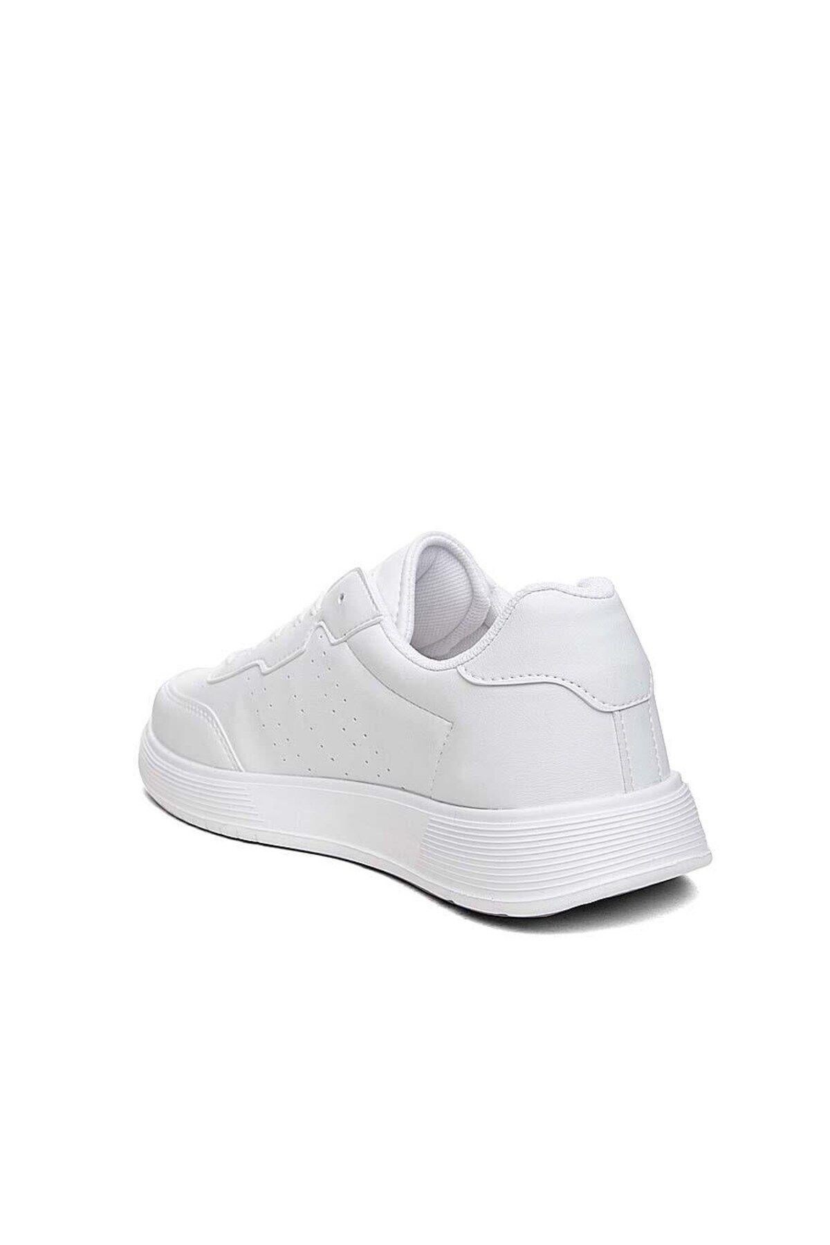 Beyaz Unisex Hafif Taban Günlük Yürüyüş Rahat Sneaker Spor Ayakkabı 6