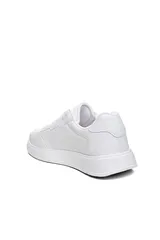 Beyaz Unisex Hafif Taban Günlük Yürüyüş Rahat Sneaker Spor Ayakkabı 6
