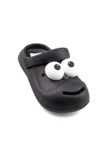 Siyah Emoji Günlük Bahçe Sahil Plaj Kreş Unisex Çocuk Terlik & Sandalet