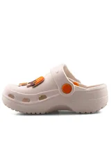 Ekru Figürlü Günlük Bahçe Sahil Plaj Kreş Unisex Çocuk Terlik & Sandalet 3