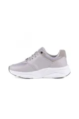 Gri Füme Ortopedik Konforlu Kadın Spor Ayakkabı Günlük Sneaker 2