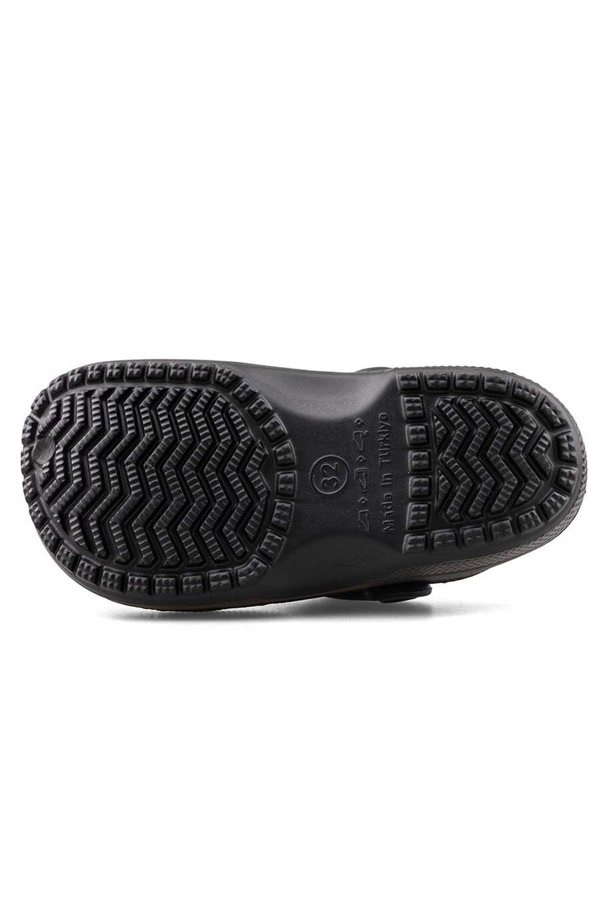 Siyah Figürlü Günlük Bahçe Sahil Plaj Kreş Unisex Çocuk Terlik&Sandalet 4