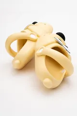Doggy Sarı Köpek Figürlü Sevimli Günlük Bahçe Sahil Plaj Kreş Unisex Çocuk Terlik&Sandalet 2