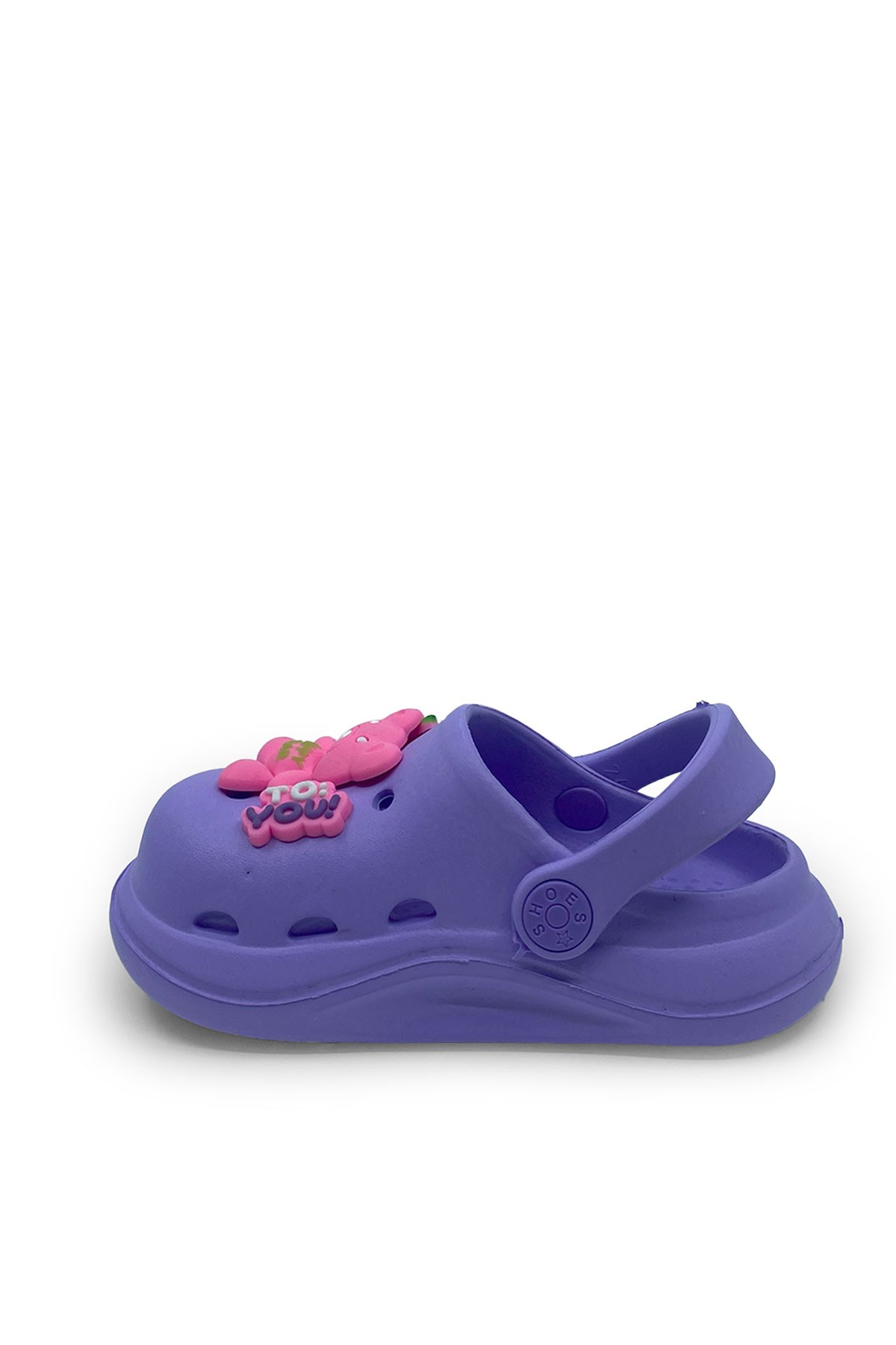 Lila Ayıcıklı Unisex Çocuk Terlik&Sandalet 4