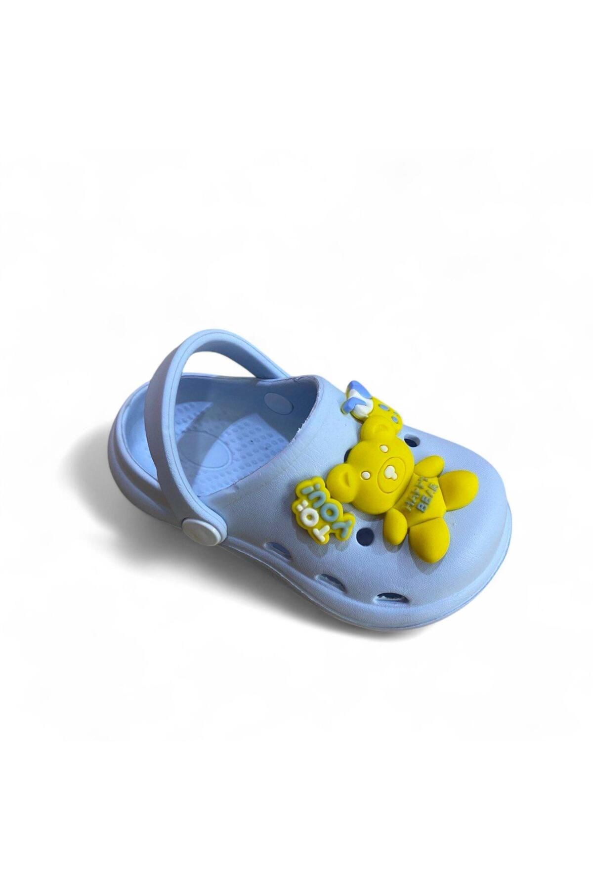 Mavi Ayıcıklı Unisex Çocuk Terlik&Sandalet 3