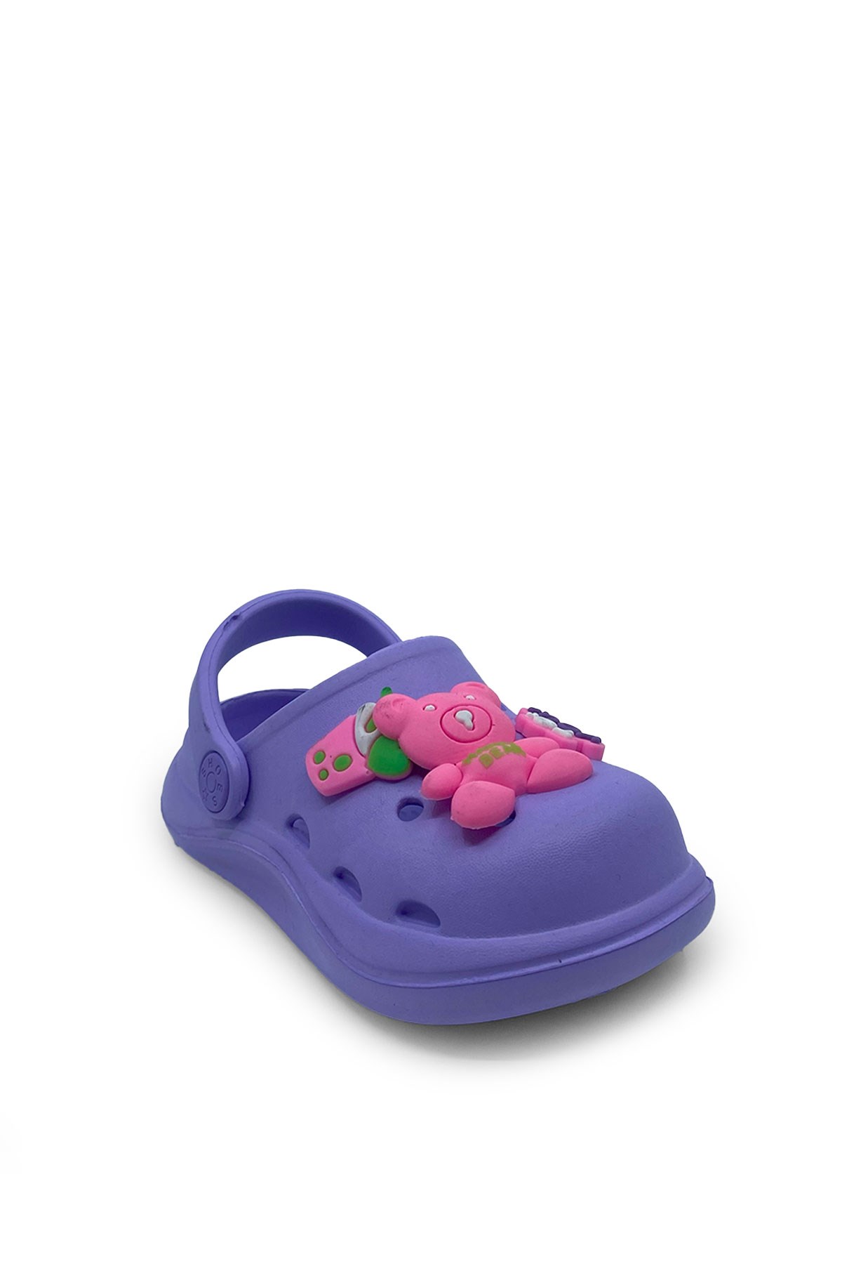 Lila Ayıcıklı Unisex Çocuk Terlik&Sandalet 2
