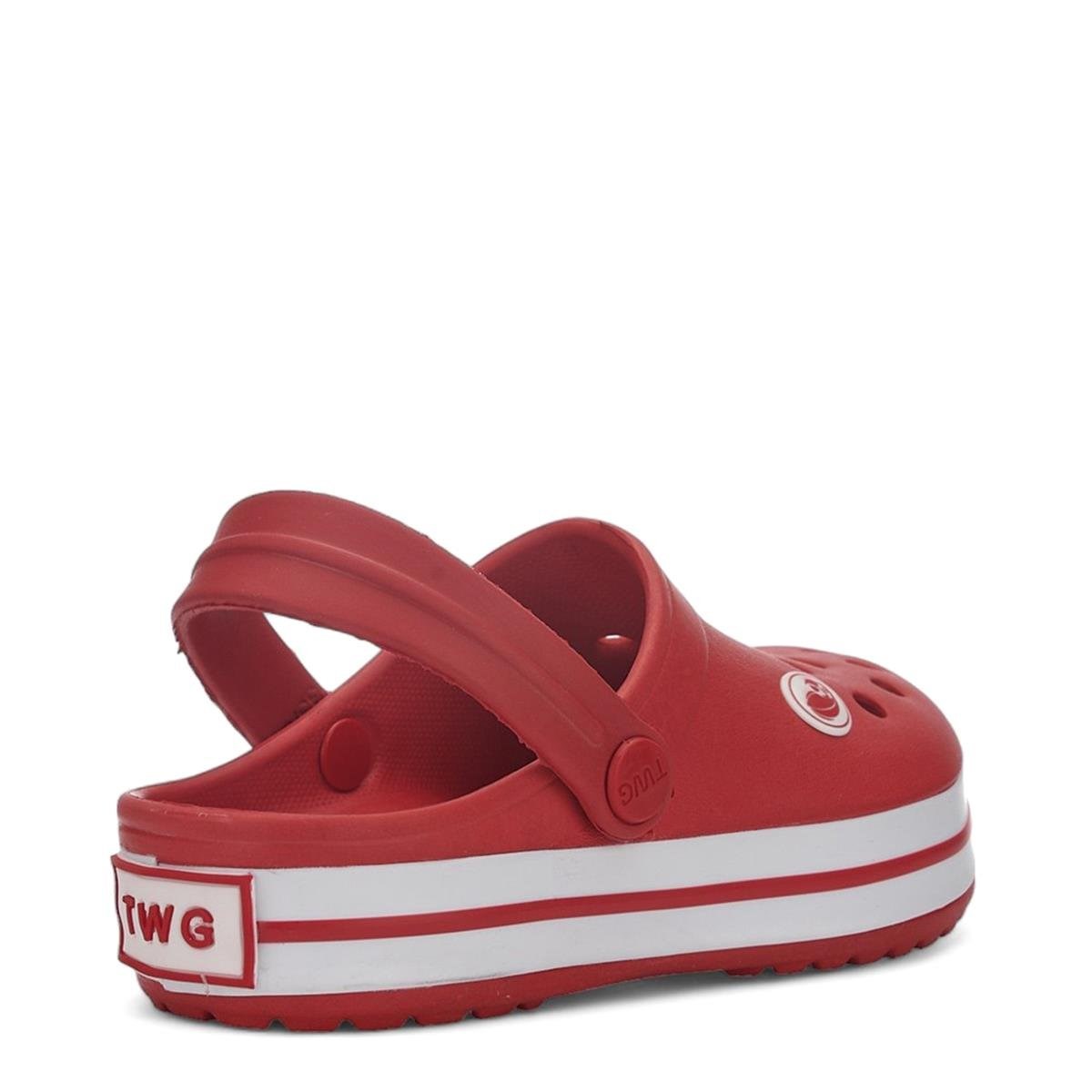 Kırmızı Ortopedik Günlük Unisex Çocuk Terlik&Sandalet 3