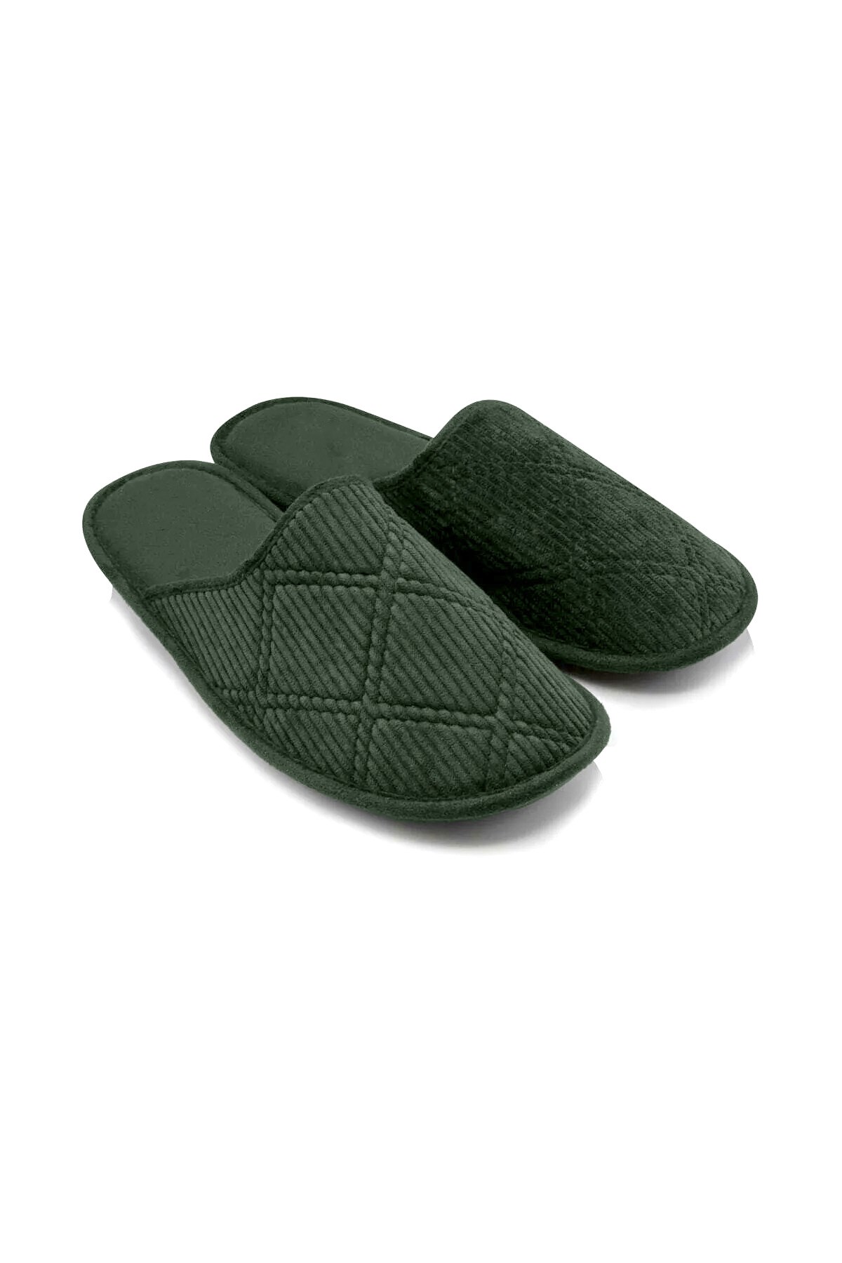 Comfort Uniseks Yeşil Ev Terliği Rahat Hediyelik Çeyizlik Damat Misafir Terliği 37-45 2