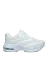 Kadın Beyaz Anorak Konforlu Hafif Sneaker Günlük Koşu Spor Ayakkabı 2