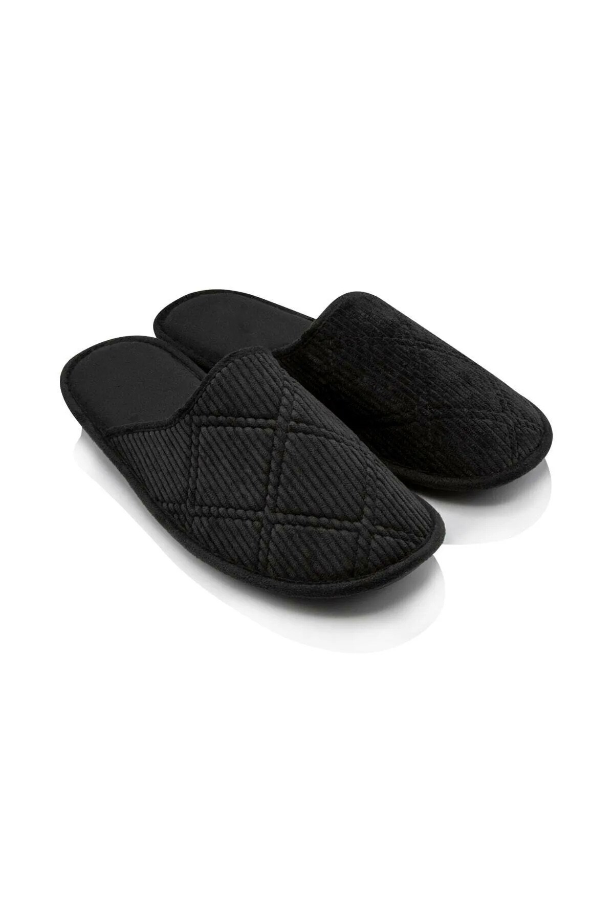 Comfort Unisex Siyah Ev Terliği Rahat Hediyelik Çeyizlik Misafir Terliği