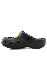 Siyah Figürlü Günlük Bahçe Sahil Plaj Kreş Unisex Çocuk Terlik&Sandalet 3