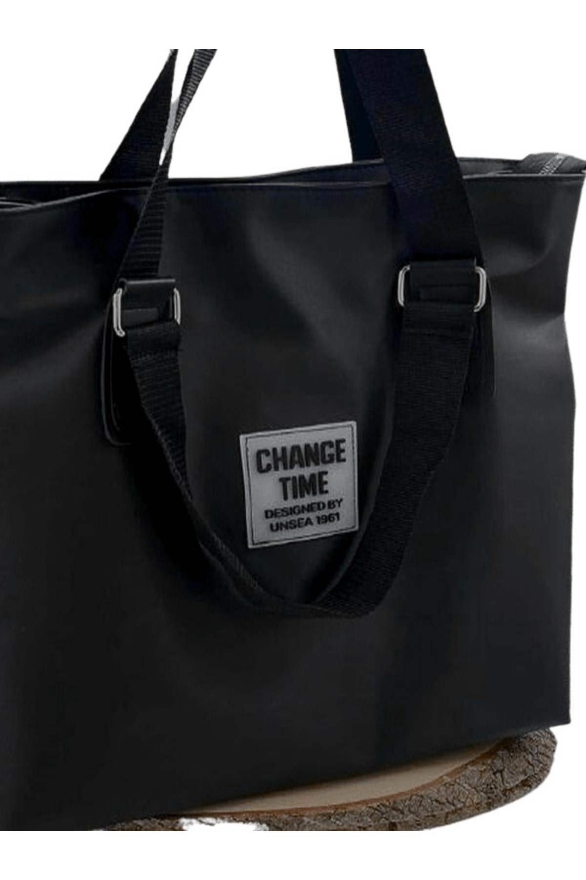 Siyah Günlük El ve Omuz Askılı Shopper Kadın Çanta 10