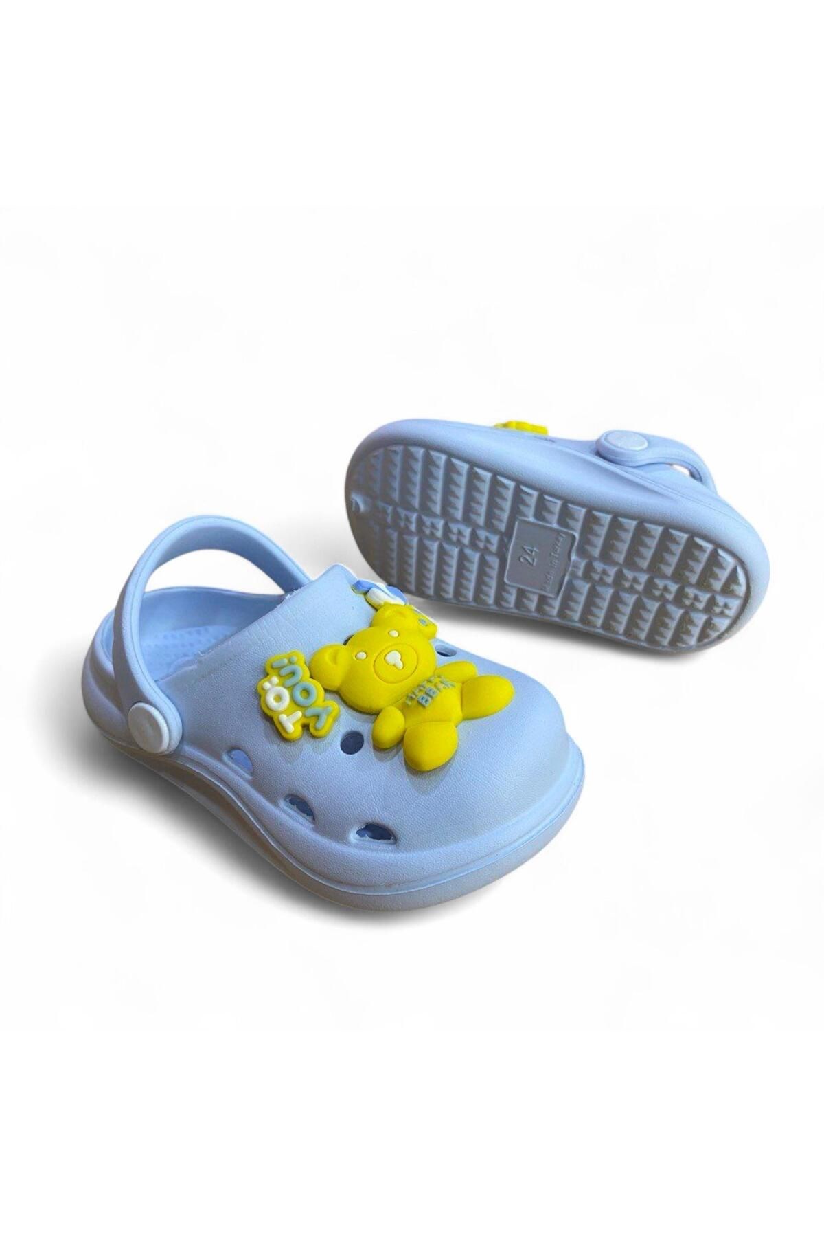 Mavi Ayıcıklı Unisex Çocuk Terlik&Sandalet 5
