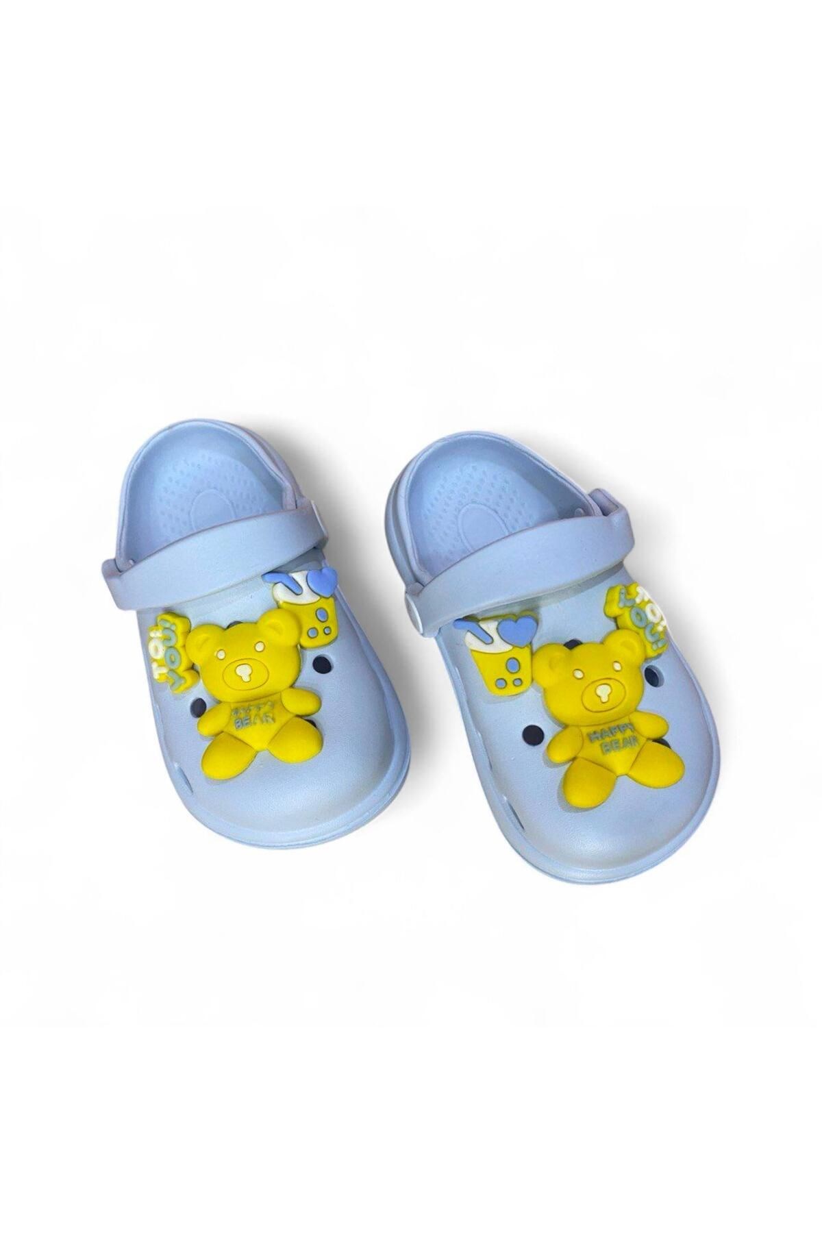 Mavi Ayıcıklı Unisex Çocuk Terlik&Sandalet 2