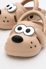 Doggy Vizon Köpek Figürlü Sevimli Günlük Bahçe Sahil Plaj Kreş Unisex Çocuk Terlik&Sandalet 3