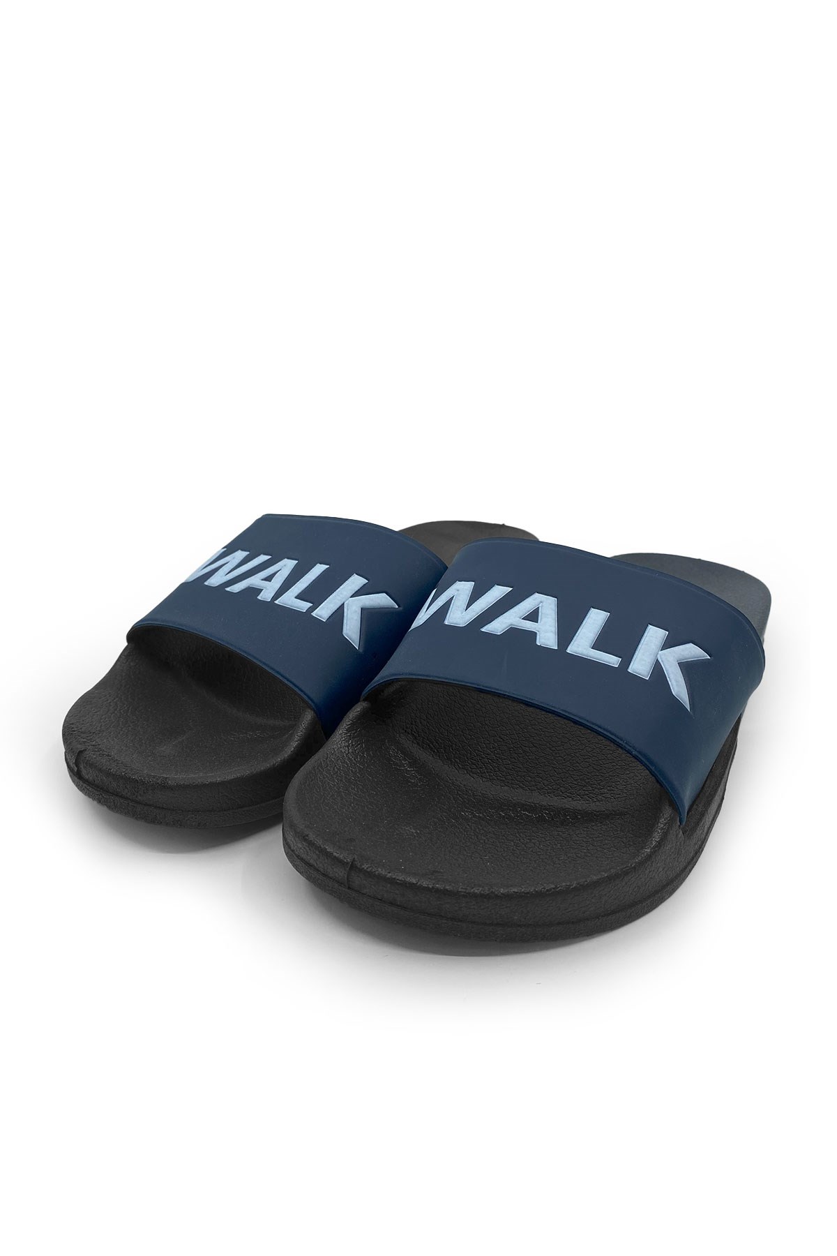 Walk Bold Lacivert Beyaz Havuz Plaj Günlük Erkek Terlik 3