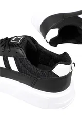 Kadın Siyah-beyaz Anorak Kalın Taban Sneaker Günlük Spor Ayakkabı 4