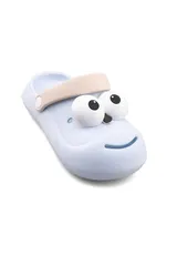 Bebe Mavi Emoji Günlük Bahçe Sahil Plaj Kreş Unisex Çocuk Terlik & Sandalet