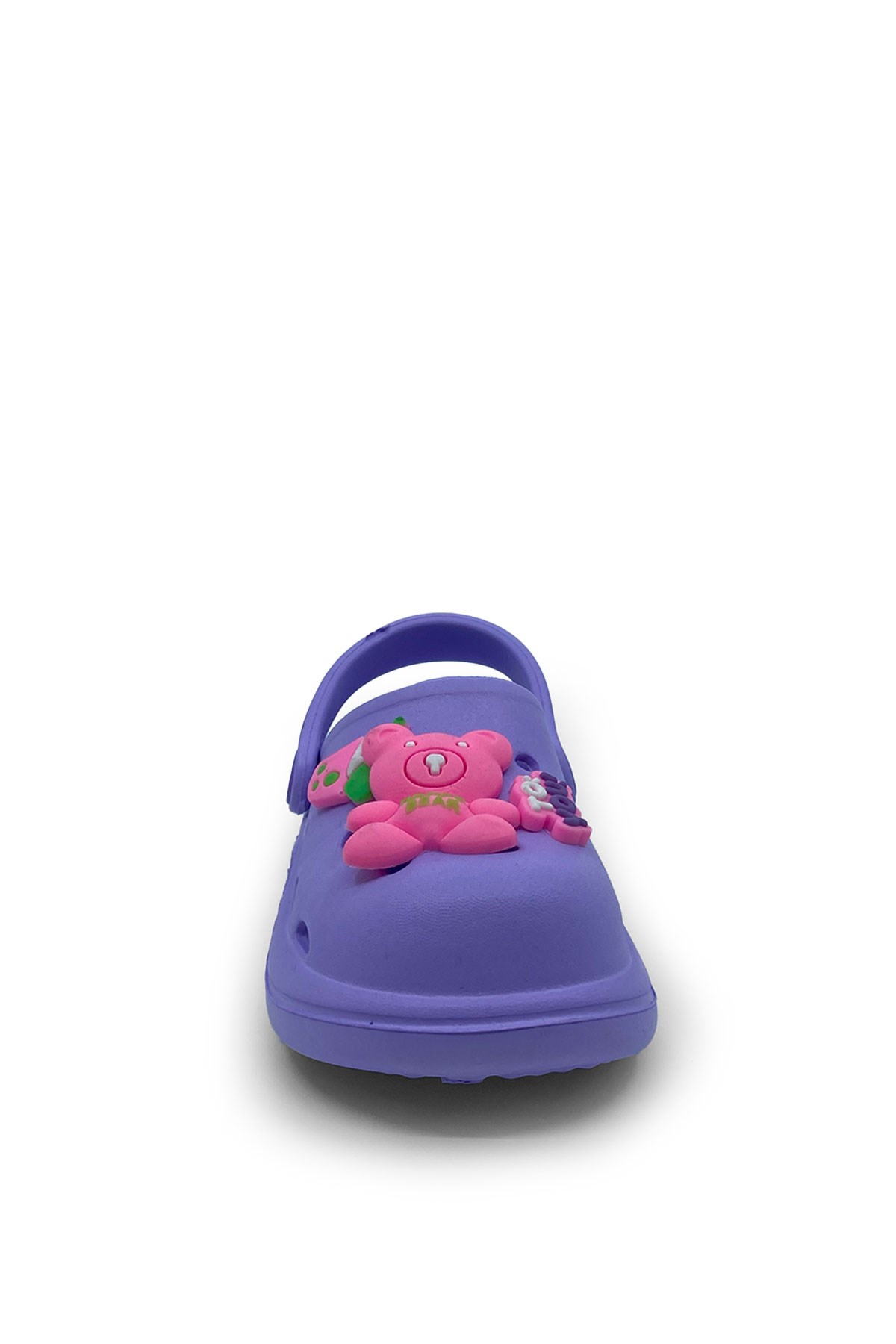 Lila Ayıcıklı Unisex Çocuk Terlik&Sandalet 3