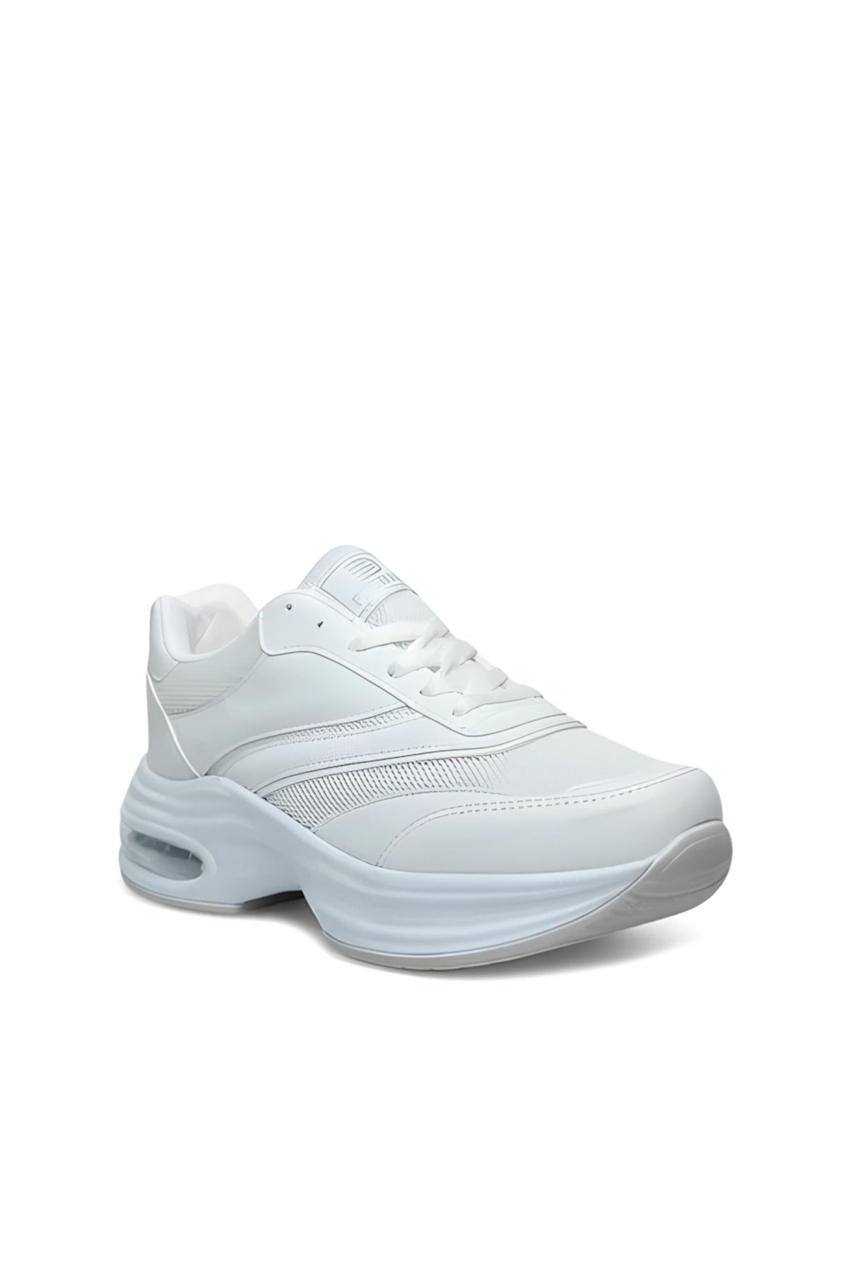 Kadın Beyaz Anorak Konforlu Hafif Sneaker Günlük Koşu Spor Ayakkabı