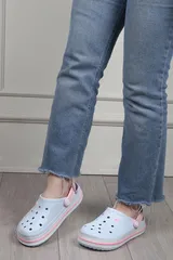 Bebe Mavi Konforlu Rahat Günlük Sahil Plaj Havuz Terliği Kadın Terlik 4