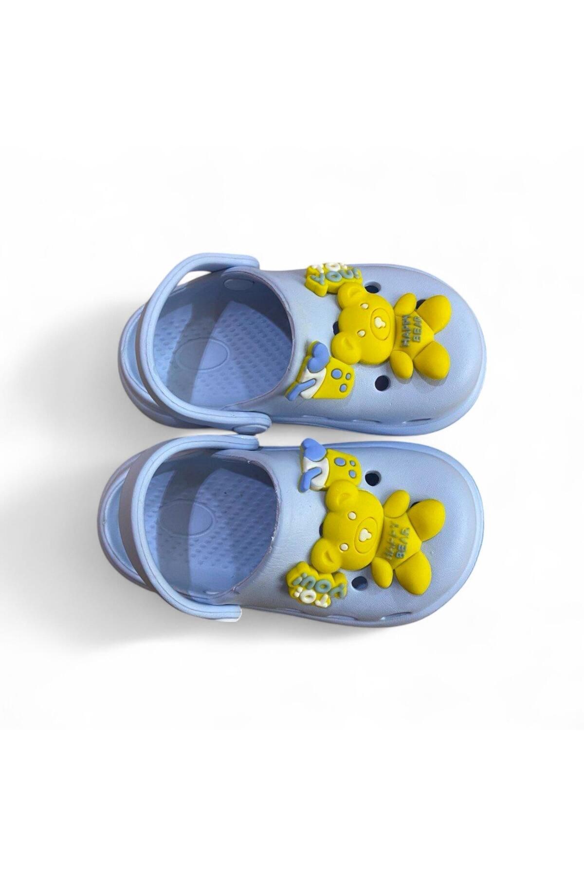 Mavi Ayıcıklı Unisex Çocuk Terlik&Sandalet 6