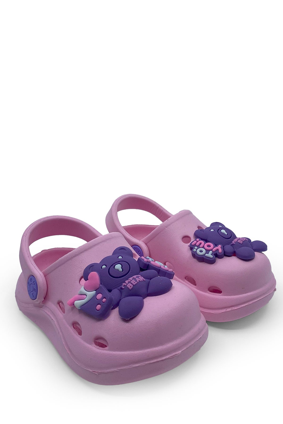 Pembe Ayıcıklı Kız Çocuk Terlik&Sandalet 5