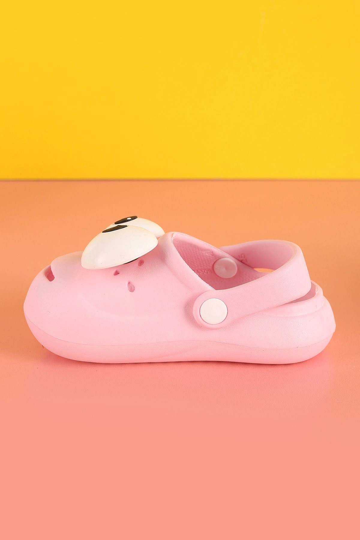 Pembe Emoji Günlük Bahçe Sahil Plaj Kreş Kız Çocuk Terlik & Sandalet 3