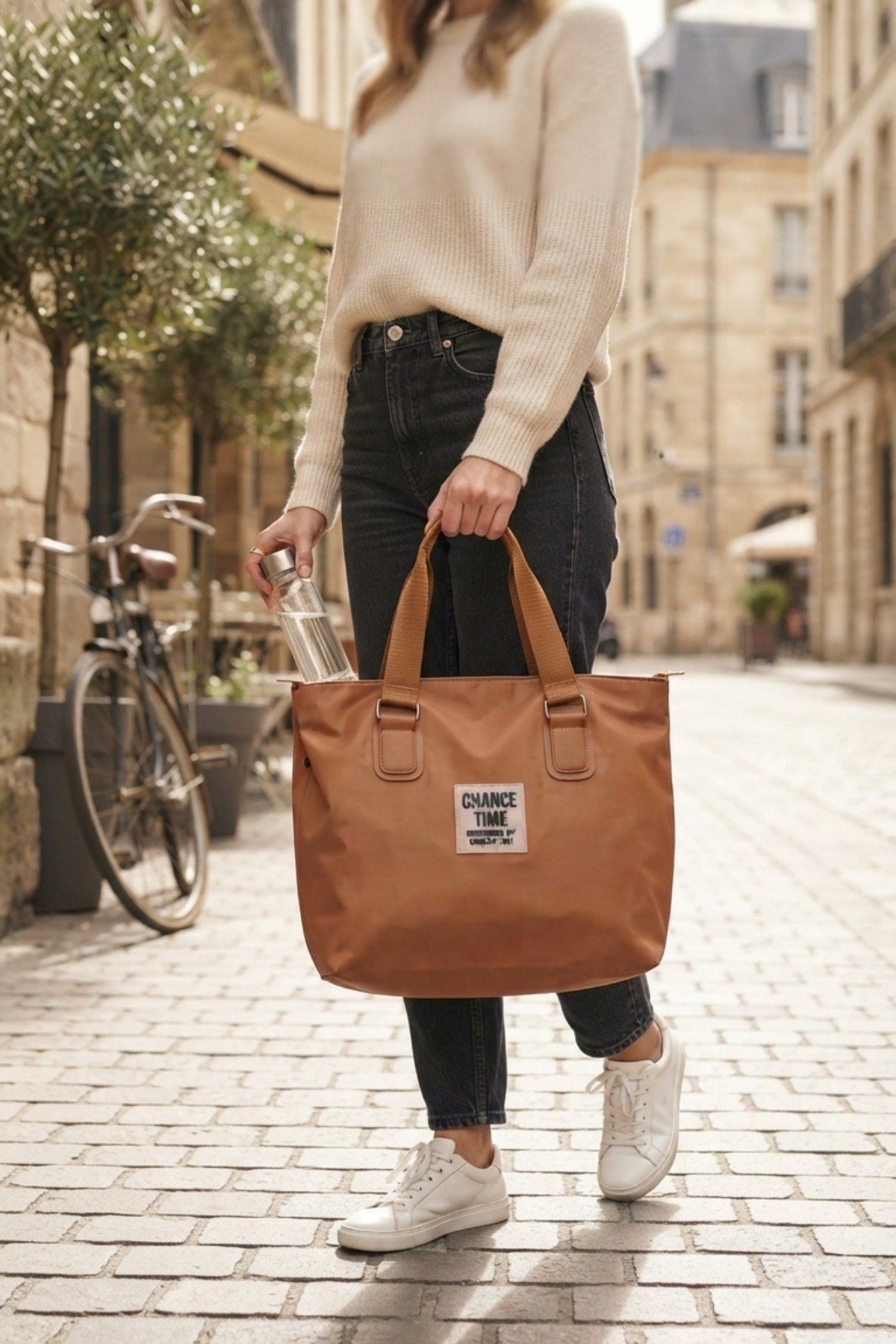 Taba Günlük El ve Omuz Askılı Shopper Kadın Çanta 5