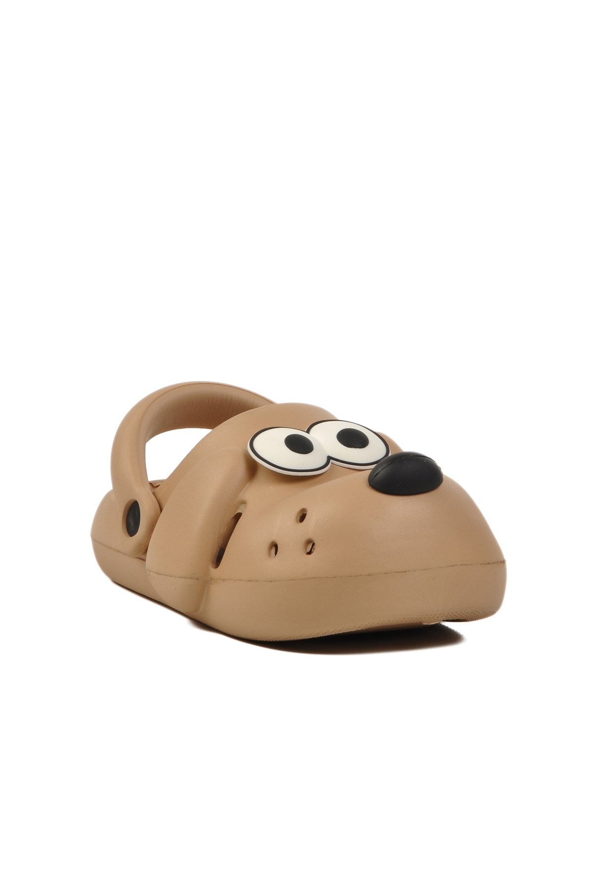 Doggy cappuccino Köpek Figürlü Sevimli Günlük Bahçe Sahil Plaj Kreş Unisex Çocuk Terlik & Sandalet