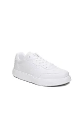 Beyaz Unisex Hafif Taban Günlük Yürüyüş Rahat Sneaker Spor Ayakkabı 5