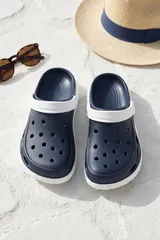 Siyah Beyaz Günlük Sahil Havuz Plaj Terliği Kadın Terlik & Sandalet 4