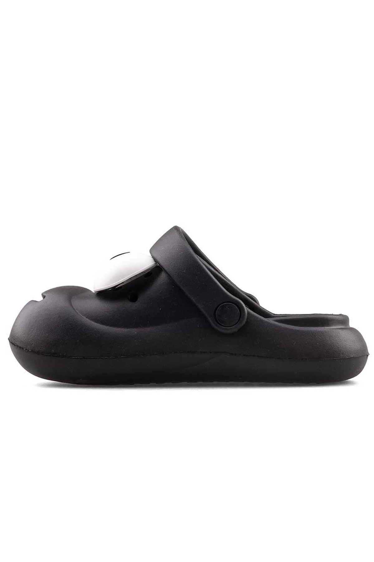Siyah Emoji Günlük Bahçe Sahil Plaj Kreş Unisex Çocuk Terlik & Sandalet 3