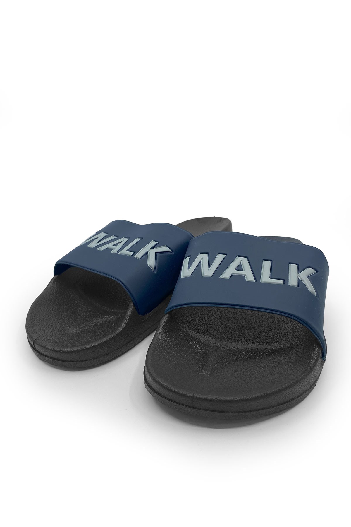 Walk Lacivert Gri Havuz Plaj Günlük Erkek Terlik 5