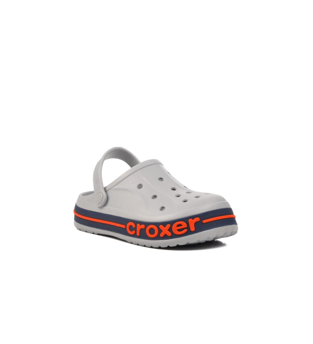 Croxer Gri Unisex Ortopedik Doktor Aşçı Hastane Plaj ve Günlük Ev Terliği 2