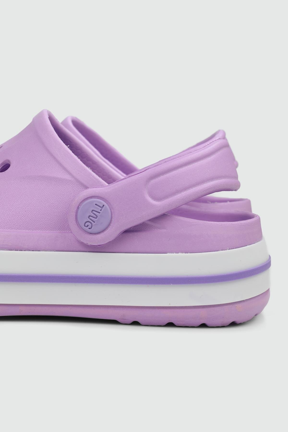 Lila Anatomik Comfort Eva Sahil Plaj Terliği Günlük Kadın Terlik&Sandalet 3