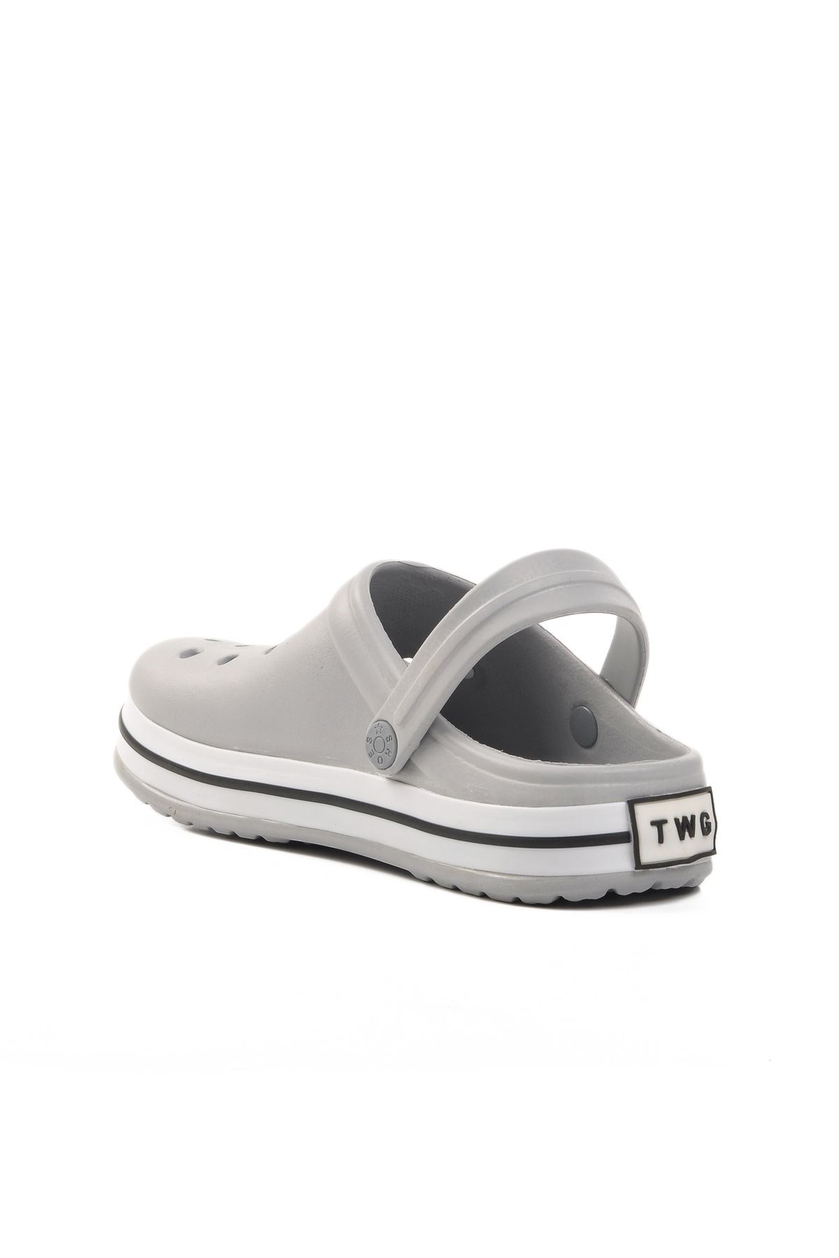Buz-Gri Anatomik Comfort Ortopedik Günlük Erkek Terlik&Sandalet 4