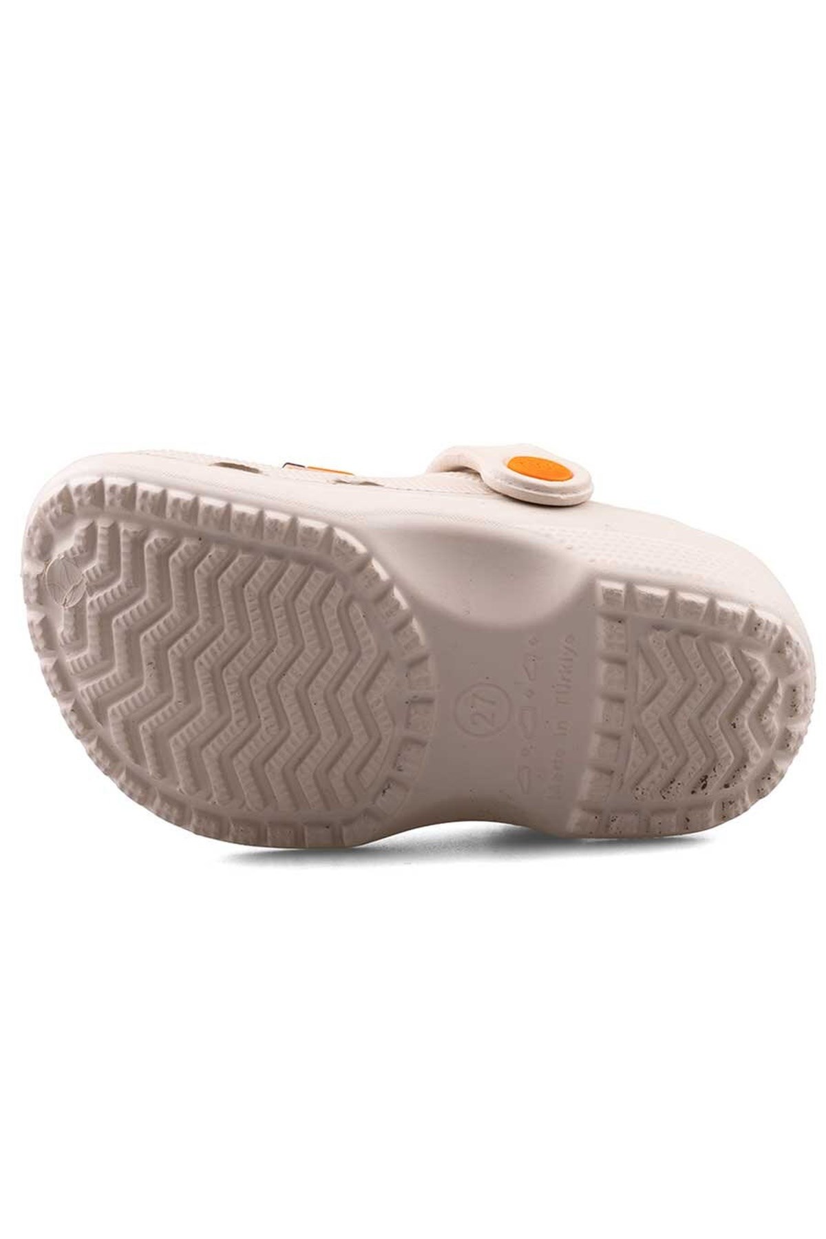 Ekru Figürlü Günlük Bahçe Sahil Plaj Kreş Unisex Çocuk Terlik & Sandalet 4